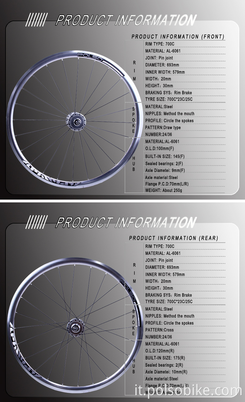 fixie bike wheel set